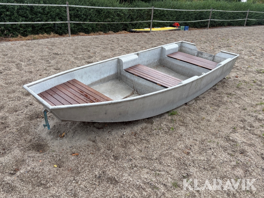 Aluminium båd inklusiv moter