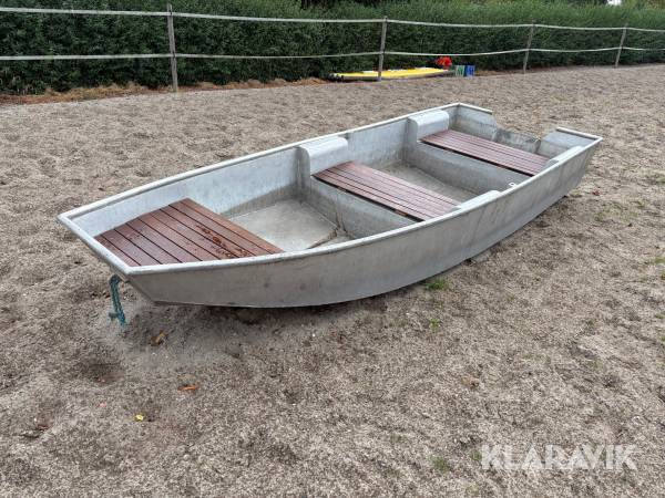 Aluminium båd inklusiv moter