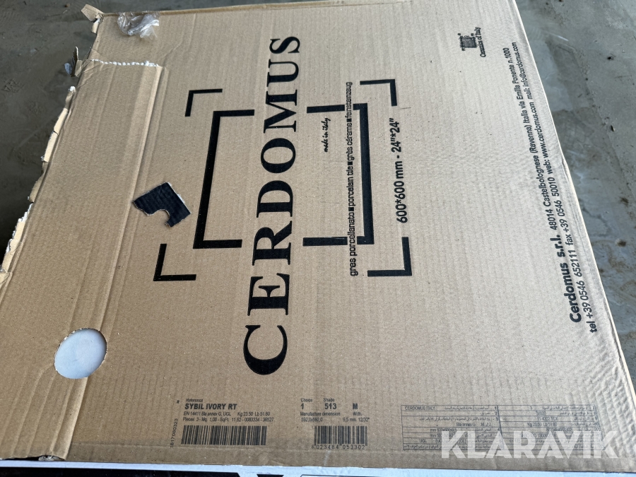 Klinker Cerdomus 60x60 8,64 m2