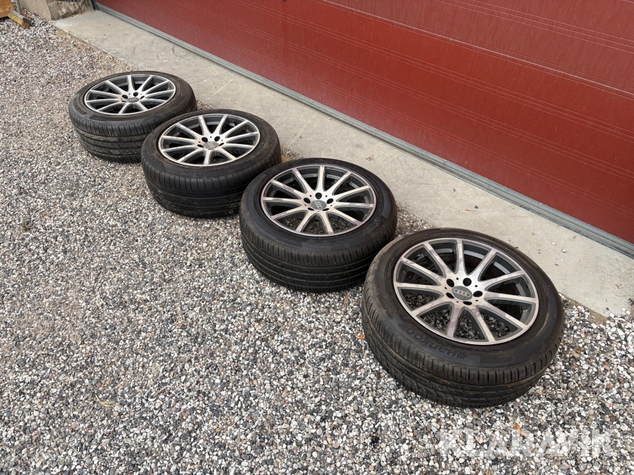 Dæk & fælge Hankook & Goodyear Ventus S1 Evo2 & Eagle F1 4 styk