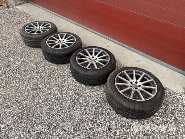 Dæk & fælge Hankook & Goodyear Ventus S1 Evo2 & Eagle F1 4 styk