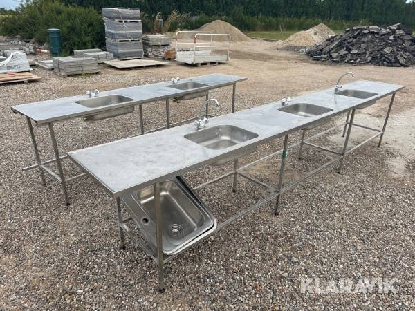 Udendørskøkken Rustfri 2 Styk