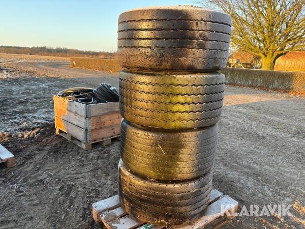 Dæk med fælg 435/50R19.5 - 4 styk