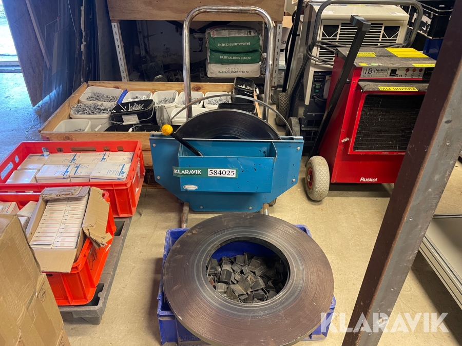 Båndstrammer vogn og klipper