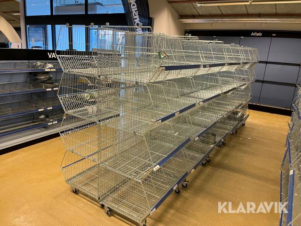 Værksteds/butik kurve 11 styk