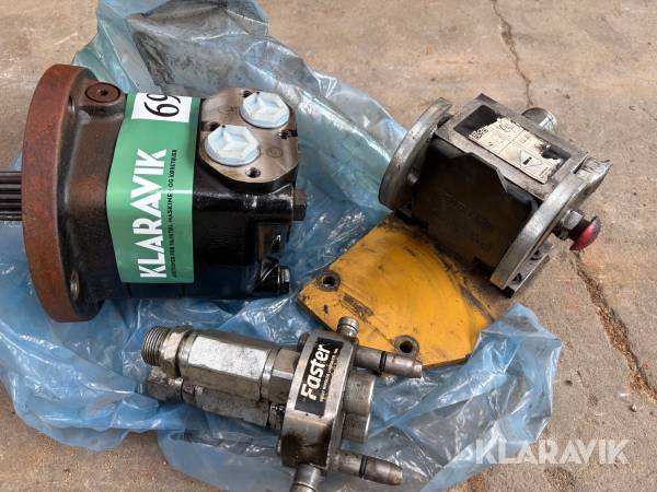 Hydraulikolie motor og koblinger Danfoss Omts 315