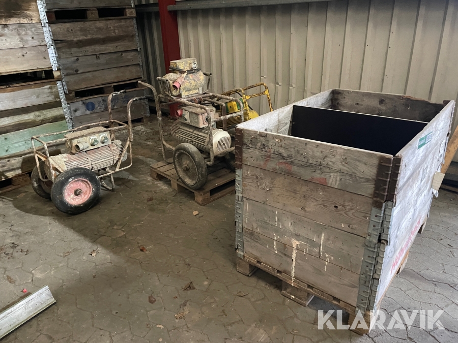 Betonvibratoromformer + stagvibratorer