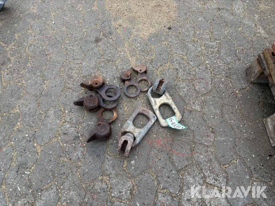 Løfteklør og universalkoblinger assorteret kapacitet