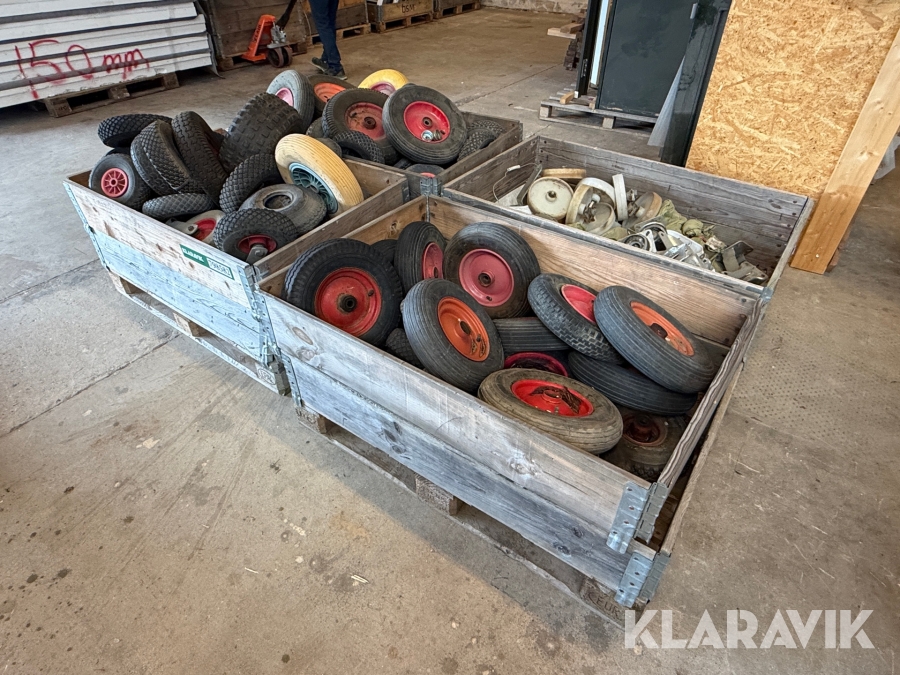 Lot med diverse hjul