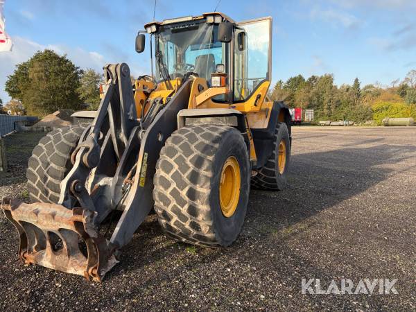 Gummiged Volvo L120g