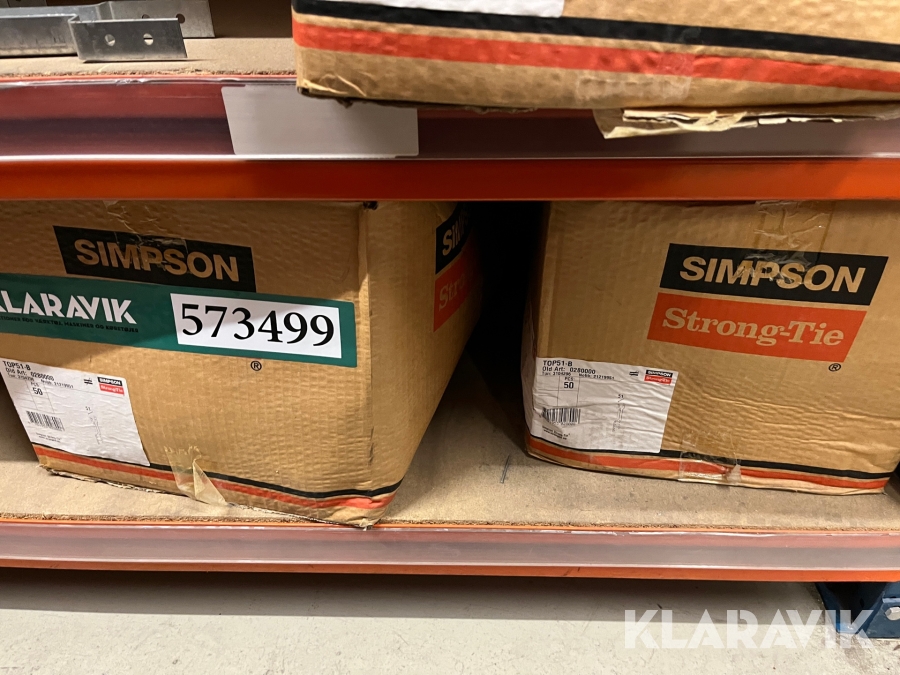 Beslag Simpson Spær beslag 100stk