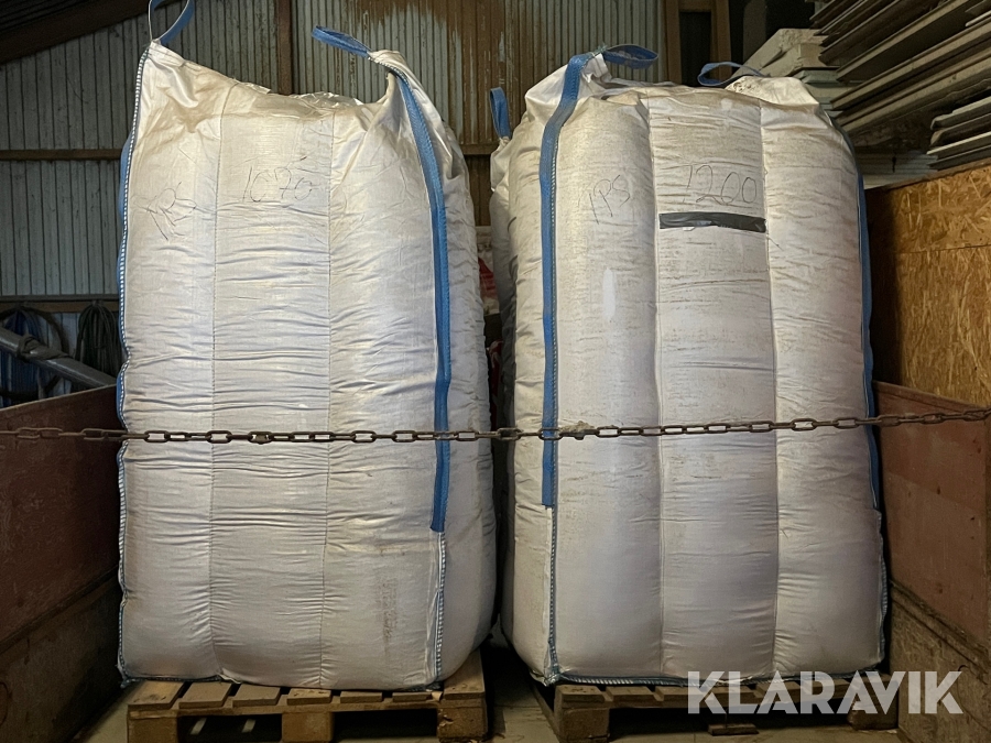 Træpillesmuld 2 bigbags -