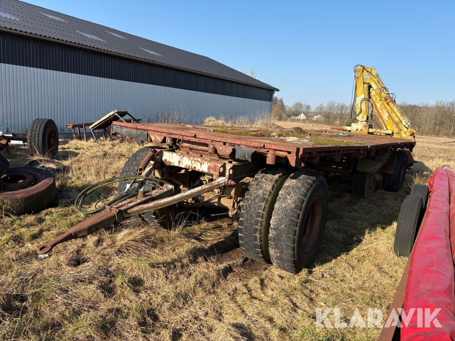 Blokvogn Wabco med kran