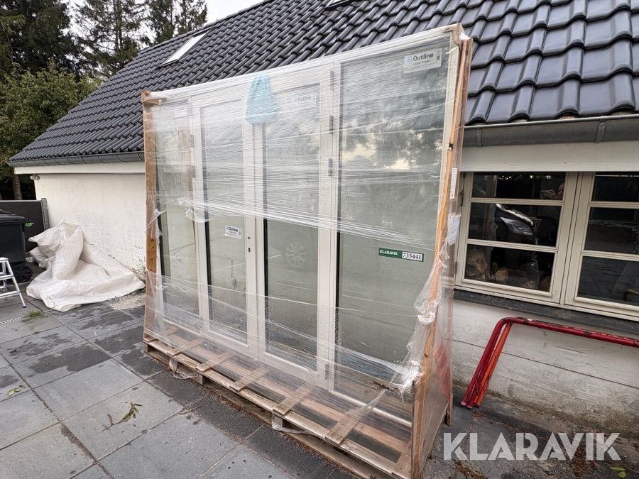 Dobbelt dørparti Outline 3-lags