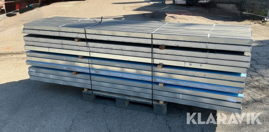 Triplan75 skinne med 4 mm polyethendug - 3 meter 198 styk