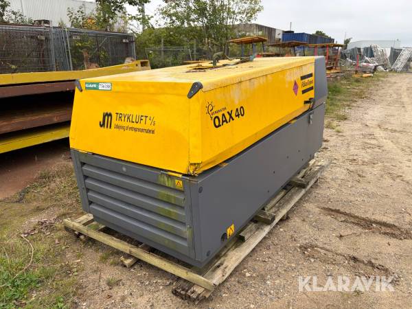 Generator Atlas Copco Qax 40 reservedele