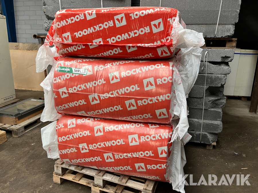 Isolering murbatts Rockwool 125 mm 21 m2