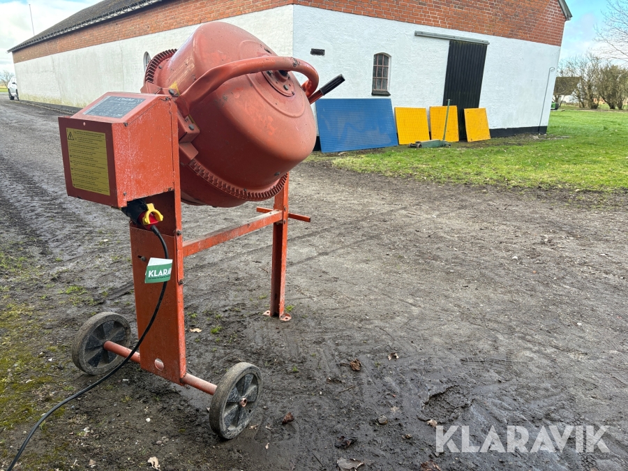 Blandemaskine, værktøjstavler og donkraft Lescha Euro-Mix 125