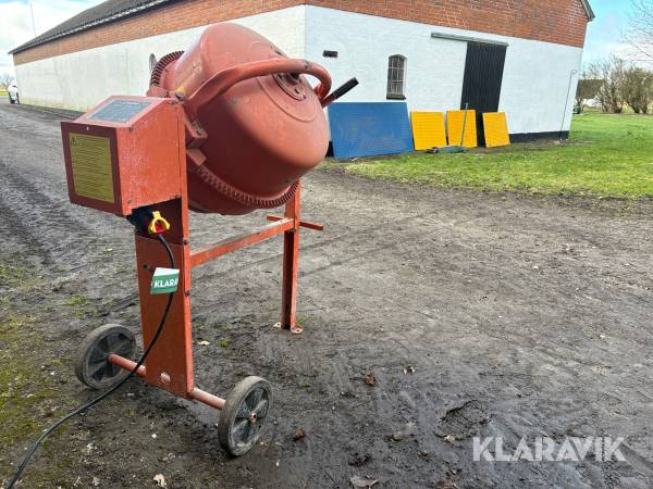 Blandemaskine, værktøjstavler og donkraft Lescha Euro-Mix 125