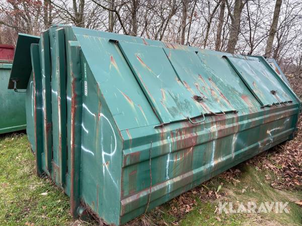 Lukket affaldscontainer til wejerhejs