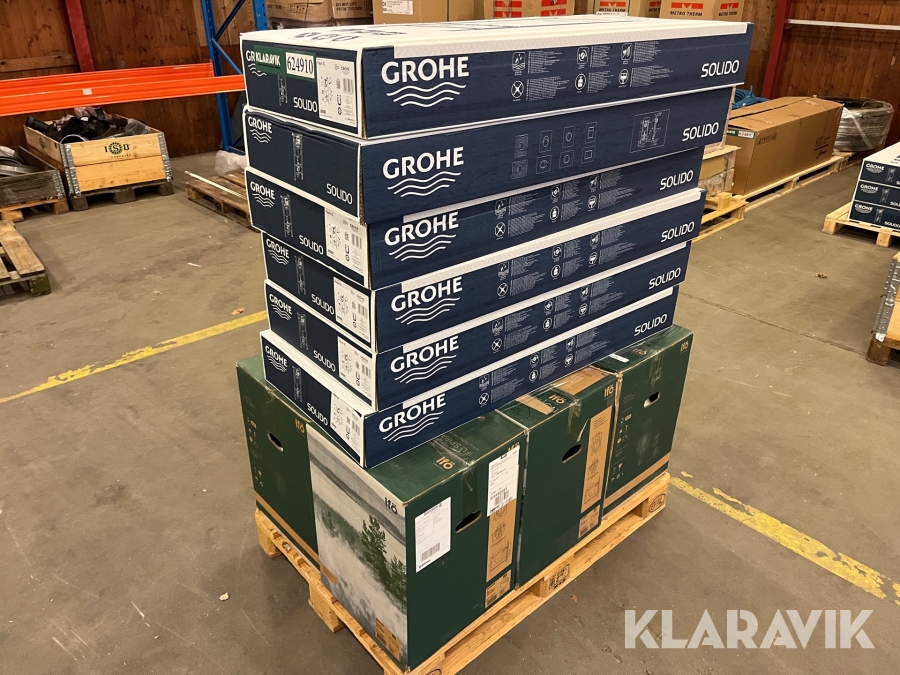 Hængeskåle og cisterner Ifö+grohe Wc 6245 + rapid sl hvid 6 sæt