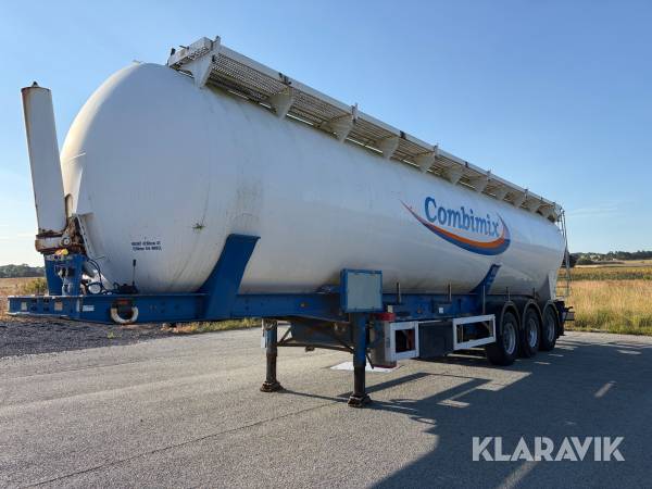Silotrailer Feldbinder Spezialfahrzeugwerke 3-akslet tip-silotrailer 2008