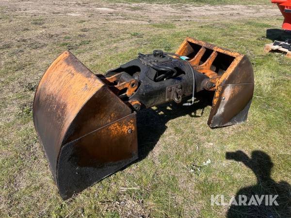 Sten- og asfaltgrab Hema CaGS90-500 med aftagelige sider