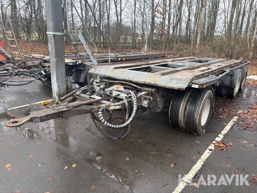 Påhængsvogn Fischer PKW324 24.000 kg. - 3-akslet