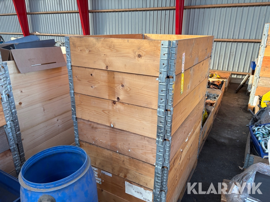 Plastkasser 2 paller