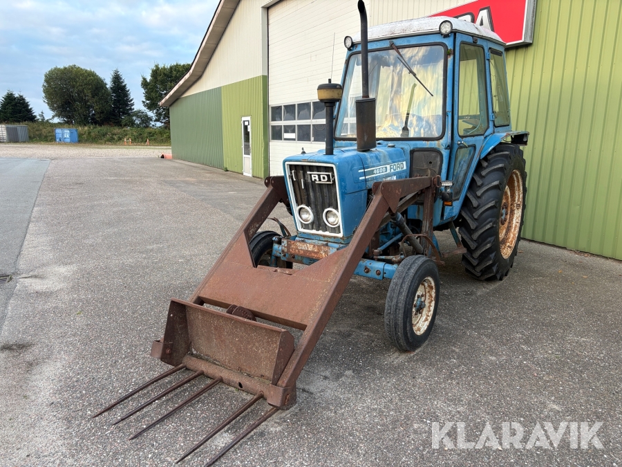 Vetaran traktor Ford 4600 - med frontlift