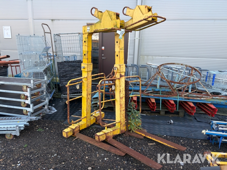 Pallegafler til kran BSV PG 120/2 SSB SBL - 2 styks