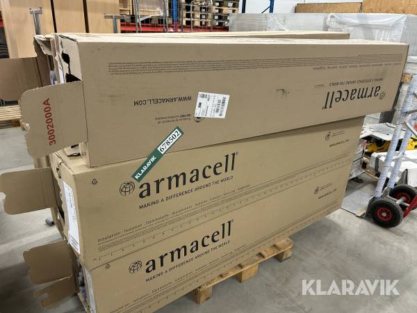 Rørisolering Armacell 8 kasser, blandet