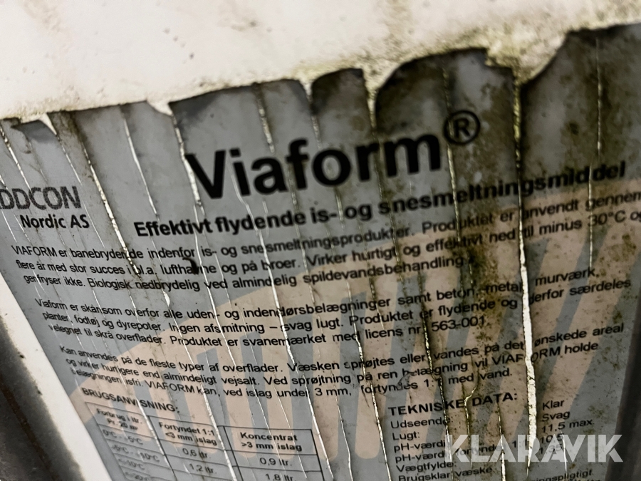Palletanke Viaform Addcon Nordic 4 styk Addcon Nordic, Hader