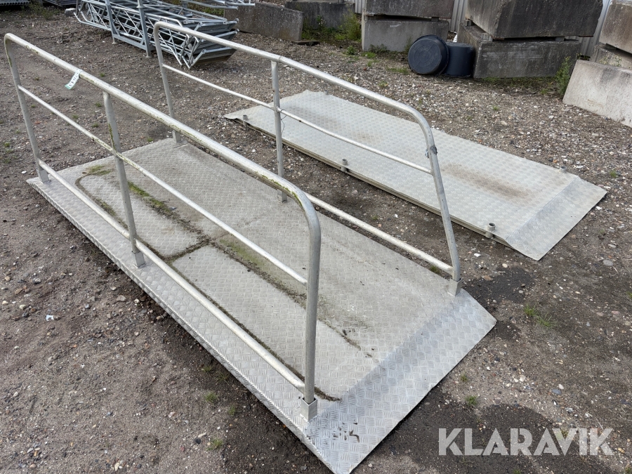 Gangbroer aluminium - 2 styk