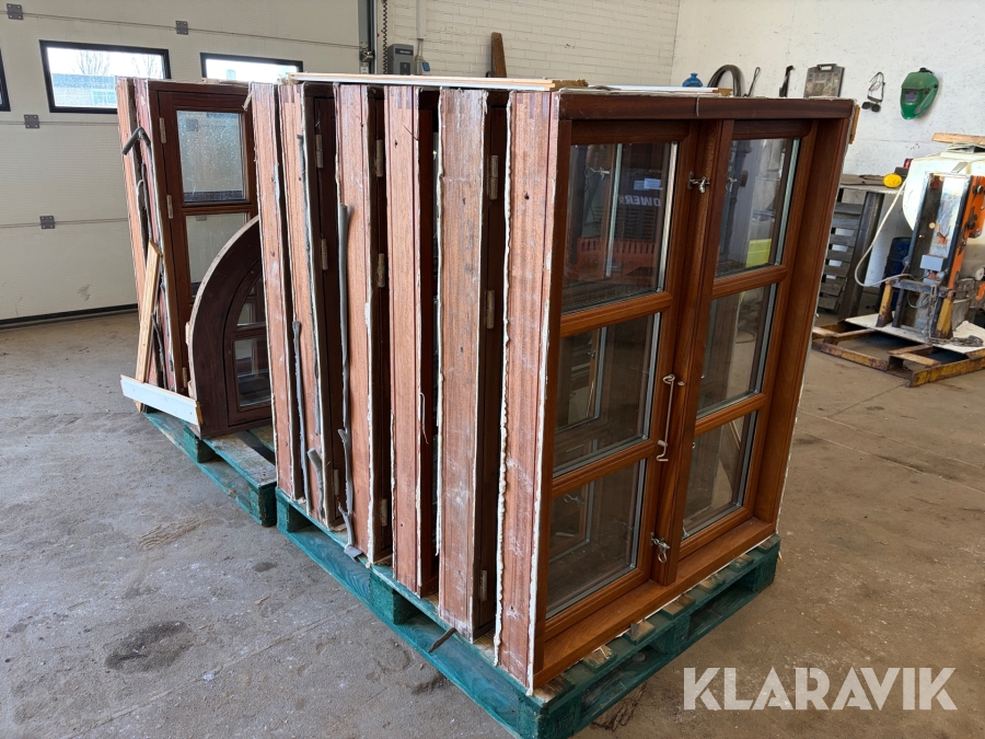 Mahogni vinduer og dør