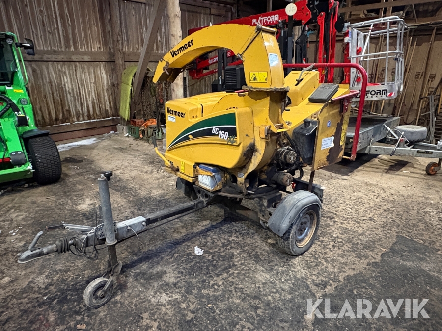 Flishugger med drejbar skammel Vermeer BC160XL