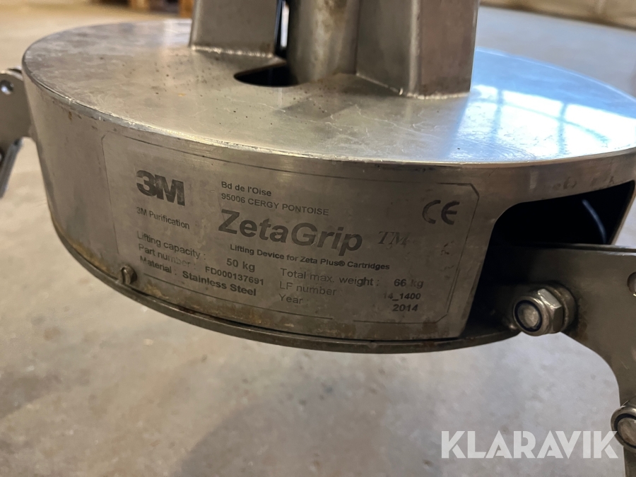 Løfteatrigat Zeta grib