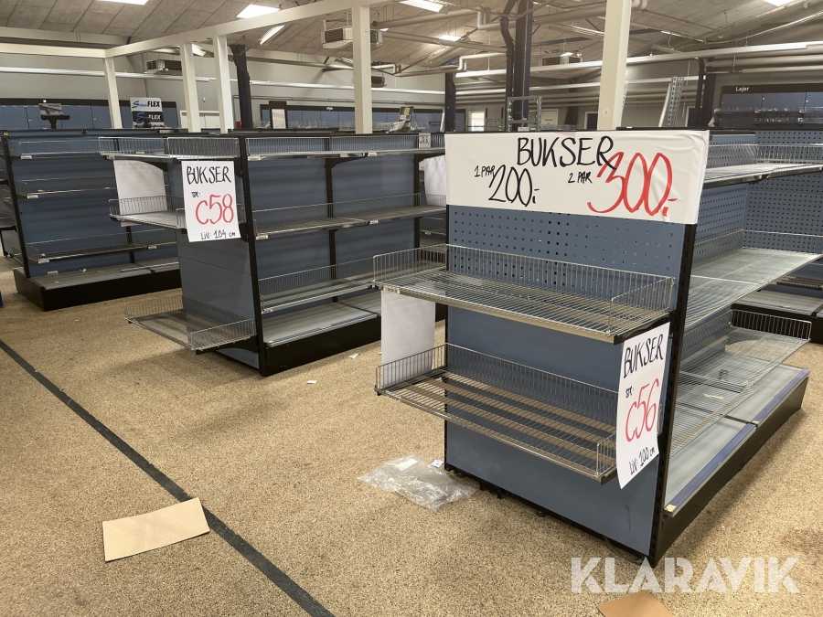 Værksteds/butik inventar