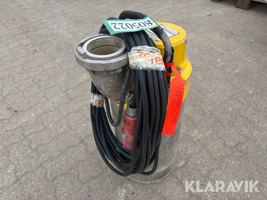 Dykpumpe Atlas copco WEDA D50N