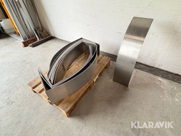 Skilteholdere rustfri stål 32 styk