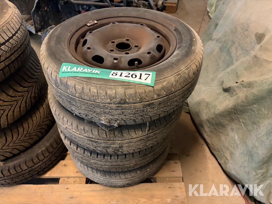 Dæk med fælge Dunlop Sport - 4 styk