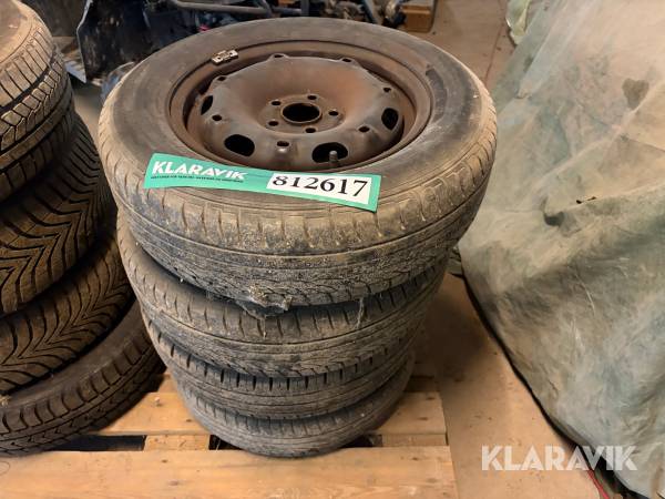 Dæk med fælge Dunlop Sport - 4 styk