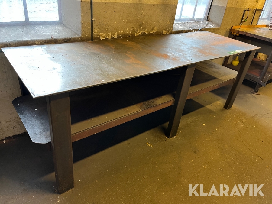 Filebænk/svejsebord 270x86cm