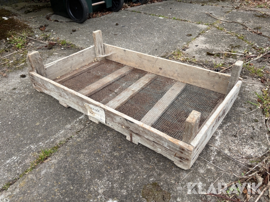 Løgkasser med trådbund 100 styk.