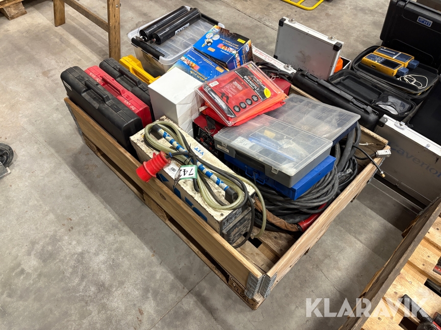 Blandet lot med svejse/gas udstyr