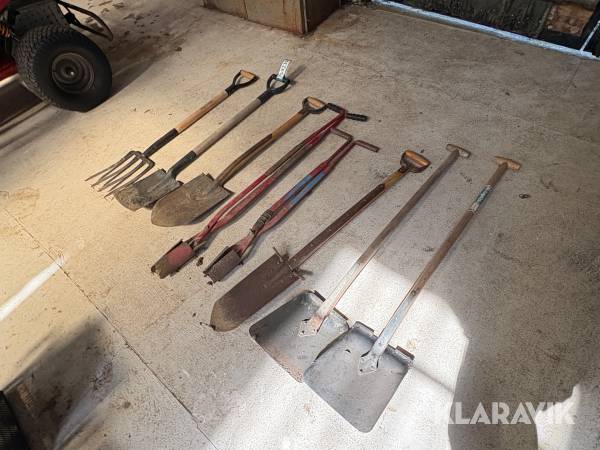 Haveredskaber 8 styk