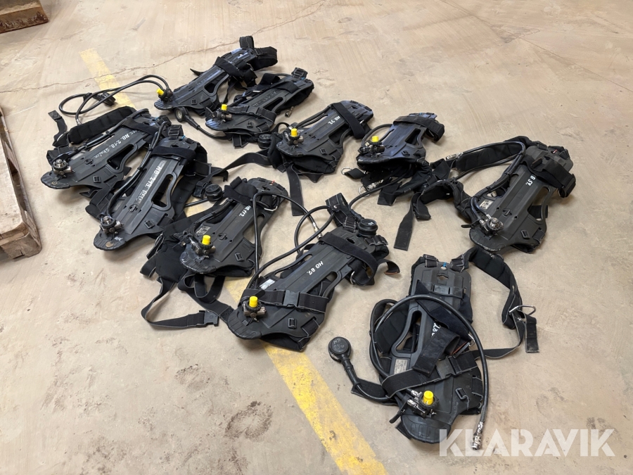 Røgdykker apparater Dräger PSS 90 - 10 styk