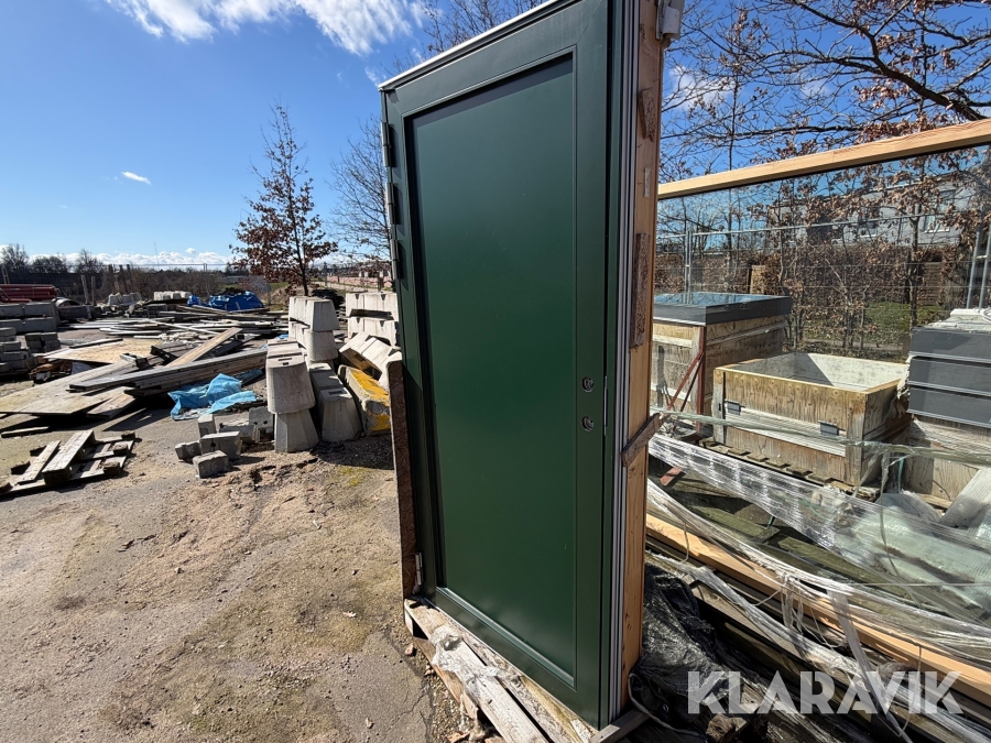 Yderdør træ alu med karm