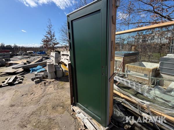 Yderdør træ alu med karm