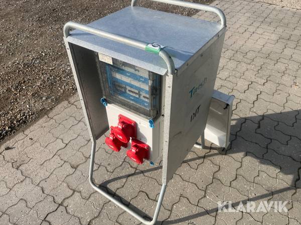 Byggestrømstavle TITECH ELEKTRIC 125A 1 styk